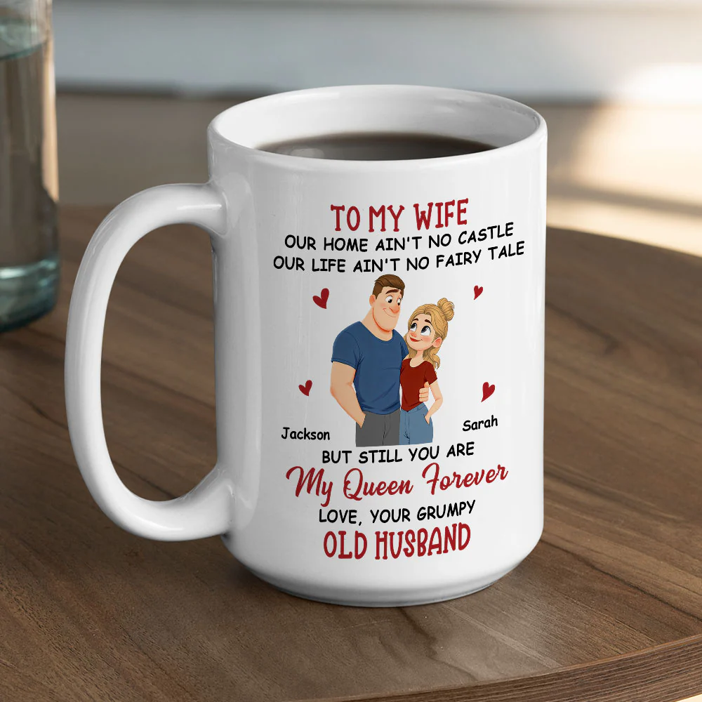 My Only Queen - Personalized Custom Coffee Mug - Image 6
