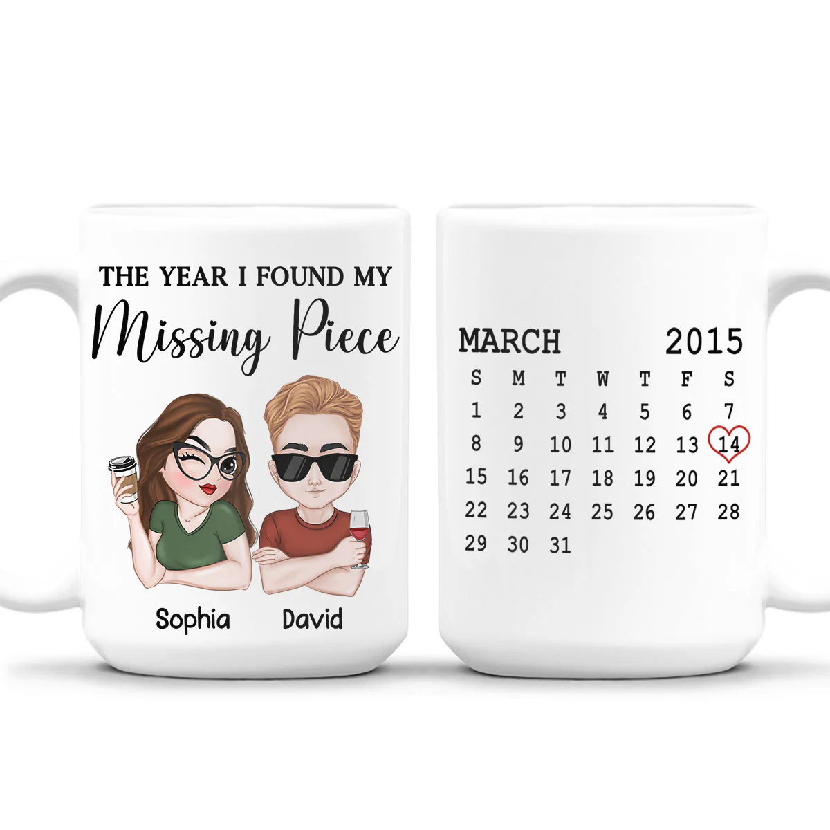 My Piece - Personalized Custom Coffee Mug - Image 2