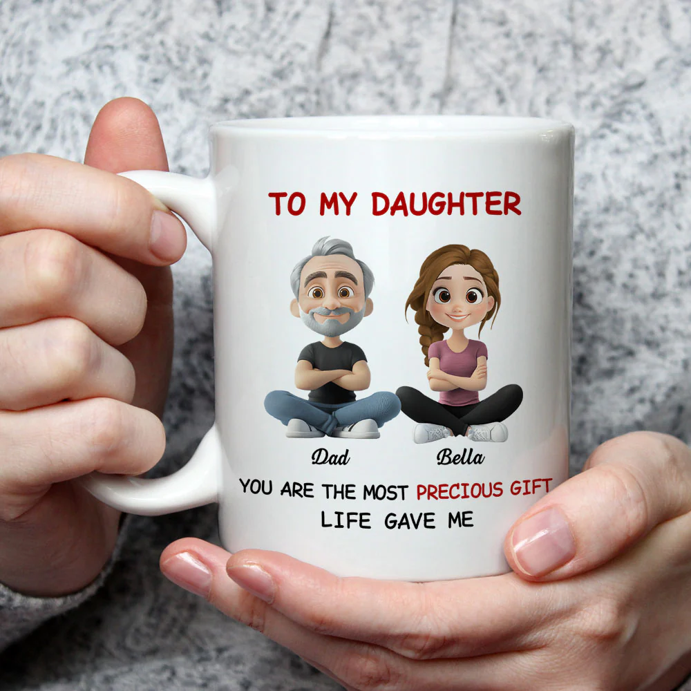 My Precious Gift - Personalized Custom Coffee Mug - Image 3
