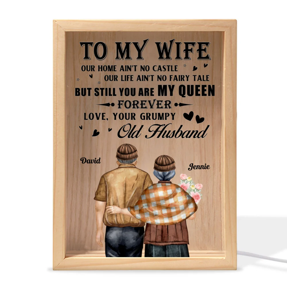 My Queen Forever - Personalized Custom Frame Light Box - Image 6