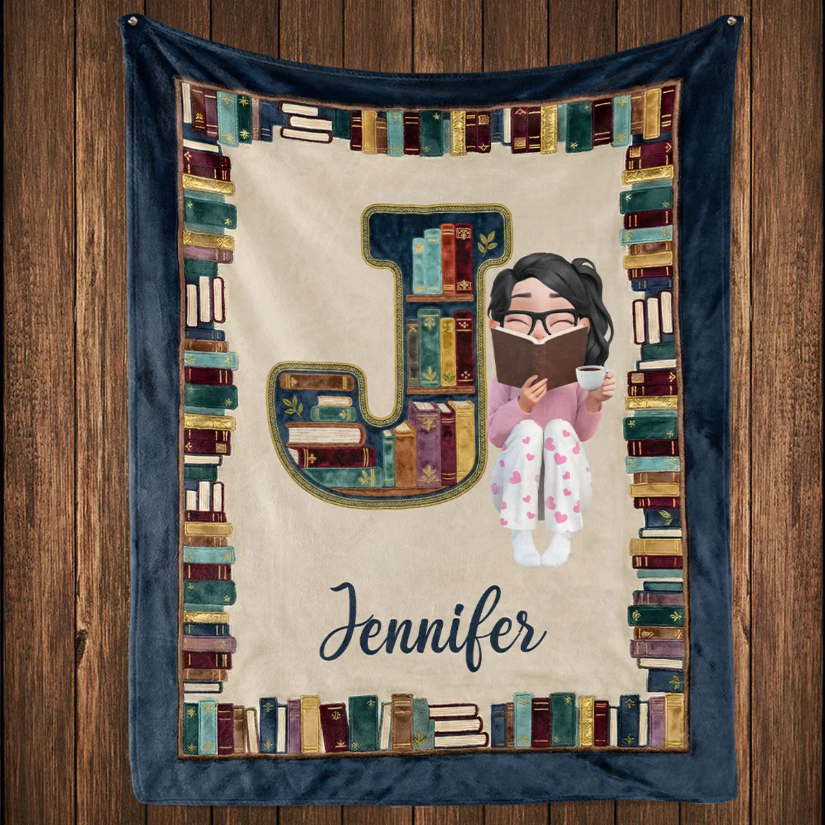 My Reading Blanket - Personalized Custom Fleece Blanket - Image 4