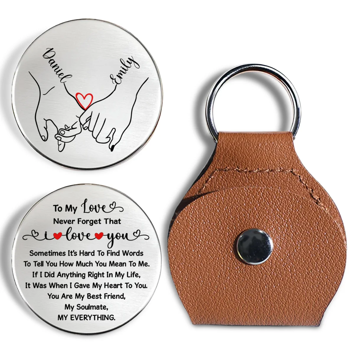 My Soul Chose You Always - Personalized Custom Pocket Hug - Image 6