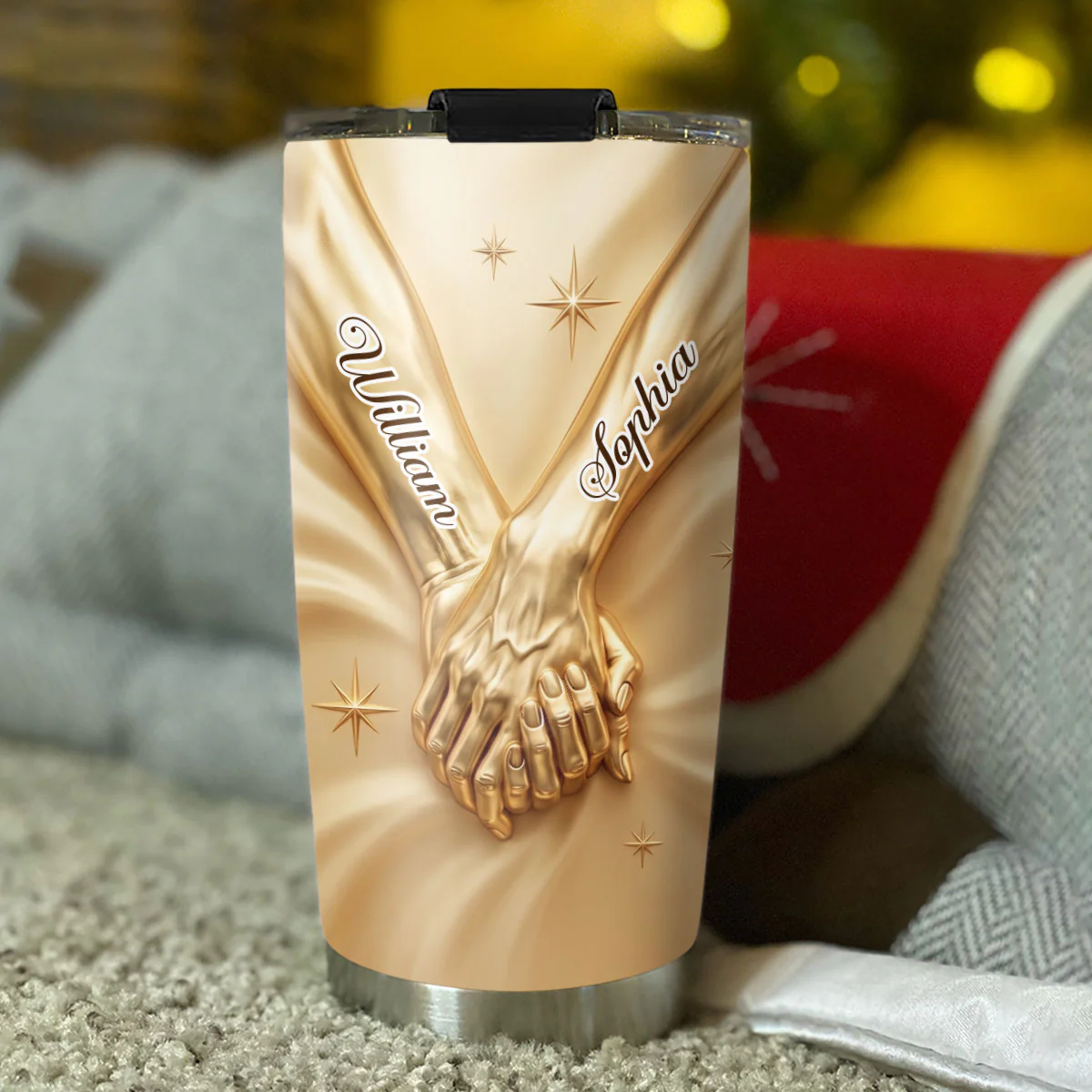 My Soulmate And My Everything - Personalized Custom 3D Effect Tumbler - Image 4
