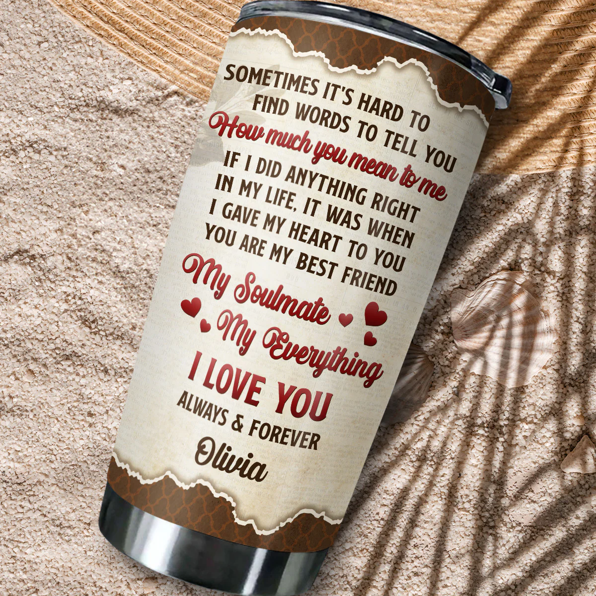 My Soulmate - Personalized Custom Tumbler - Image 4