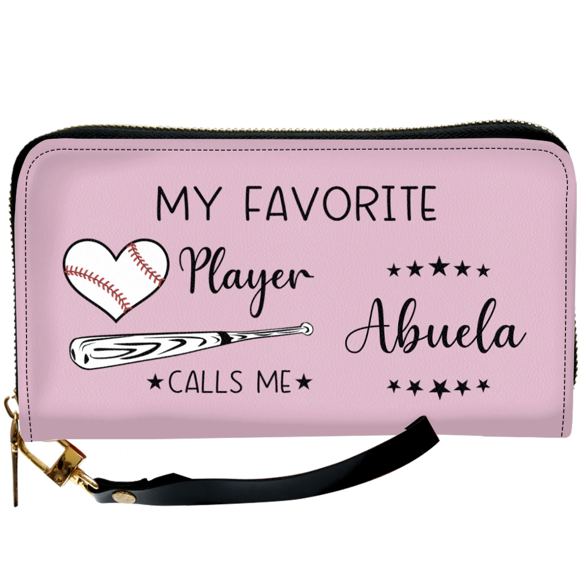 My Star Player Calls Me Grandma - Personalized Custom Leather Wallet - Image 6
