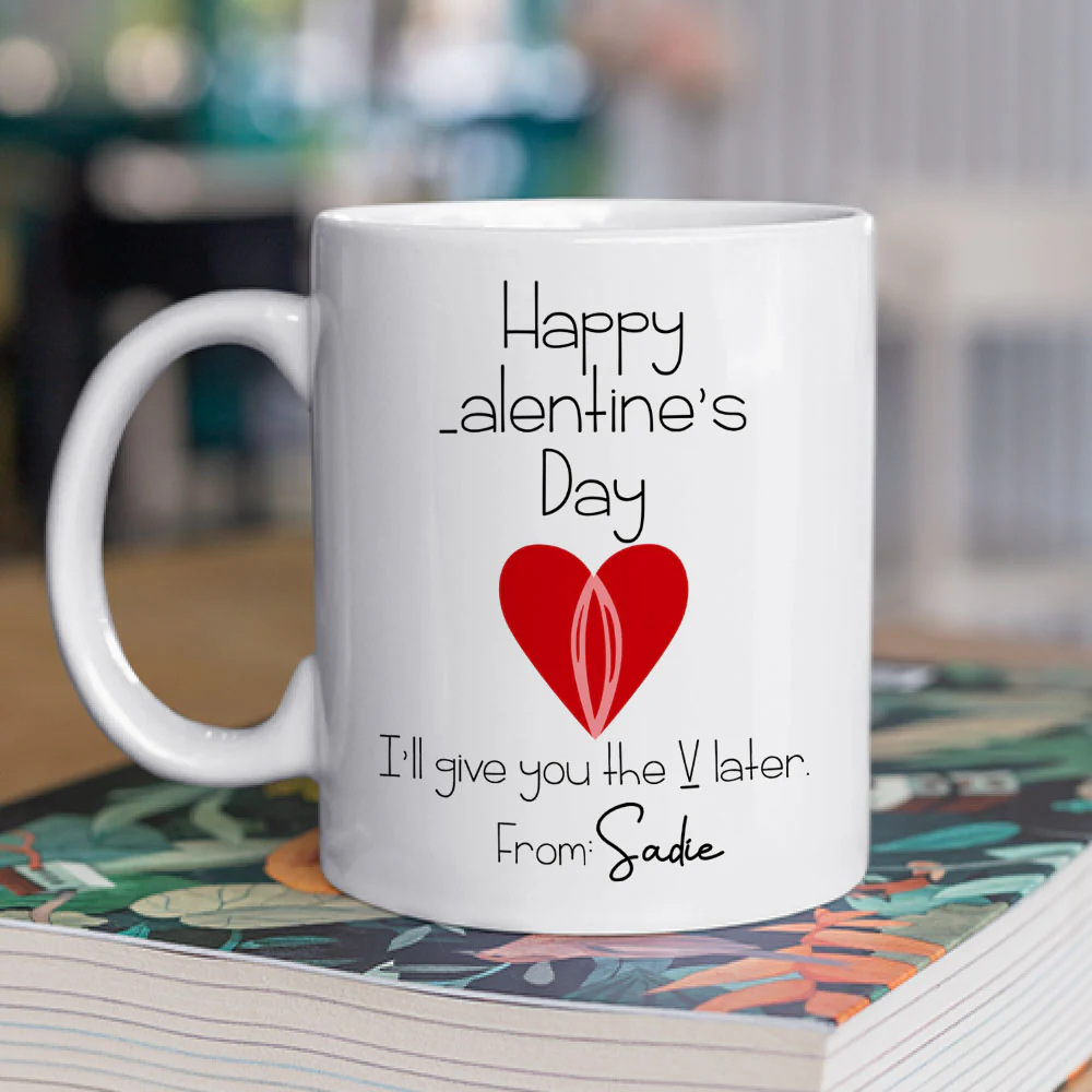 My V - Personalized Custom Coffee Mug - Image 2