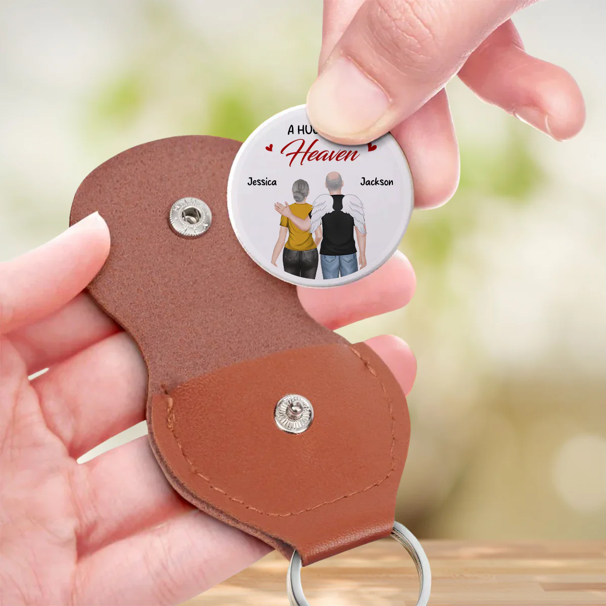 My Valentine Has Wings - Personalized Custom Pocket Hug - Image 4