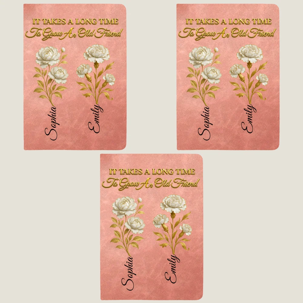 My Vintage Friend - Personalized Custom Leather Journal - Image 11