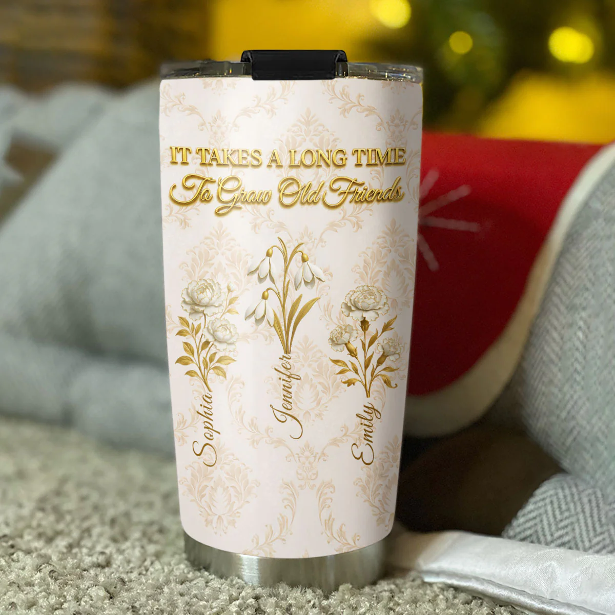 My Vintage Friend - Personalized Custom Tumbler - Image 4