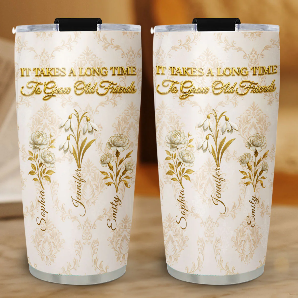 My Vintage Friend - Personalized Custom Tumbler - Image 5