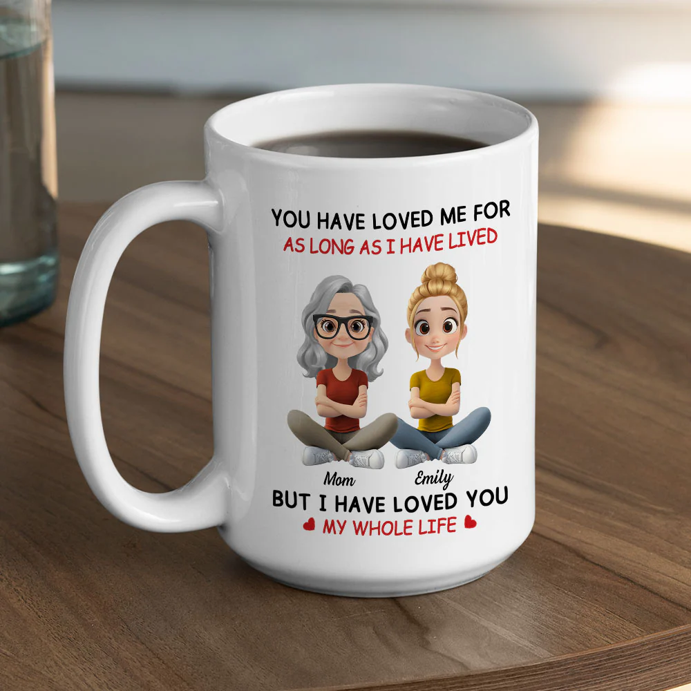 My Whole Life - Personalized Custom Coffee Mug - Image 5