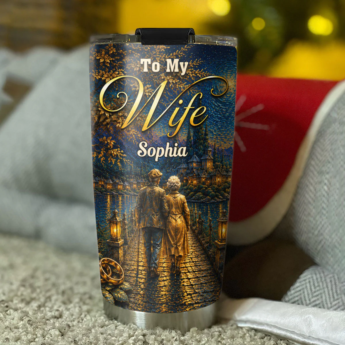 My Wife - Personalized Custom 3D Effect Tumbler - Image 4