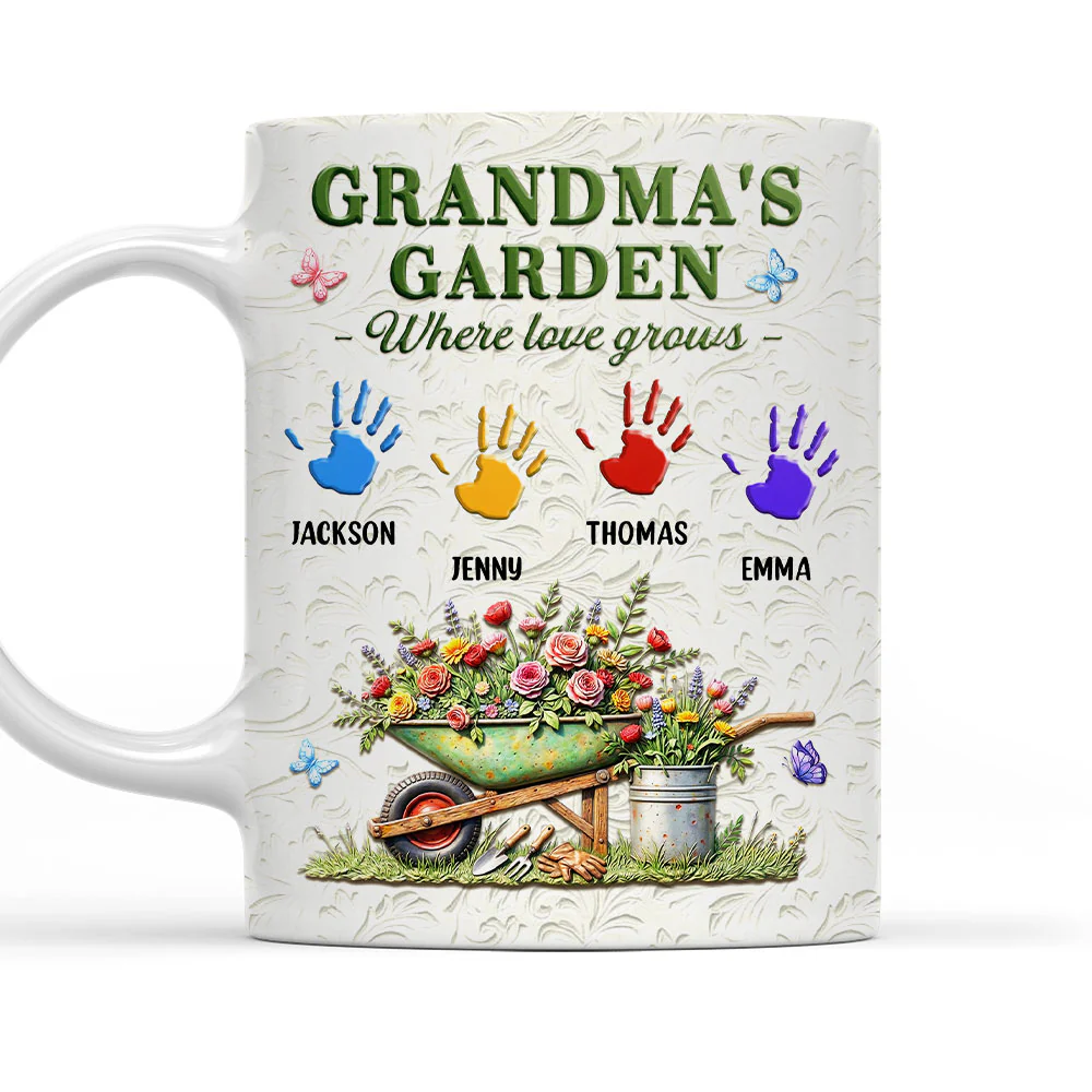 Nana Garden - Personalized Custom 3D Inflated Effect Mug