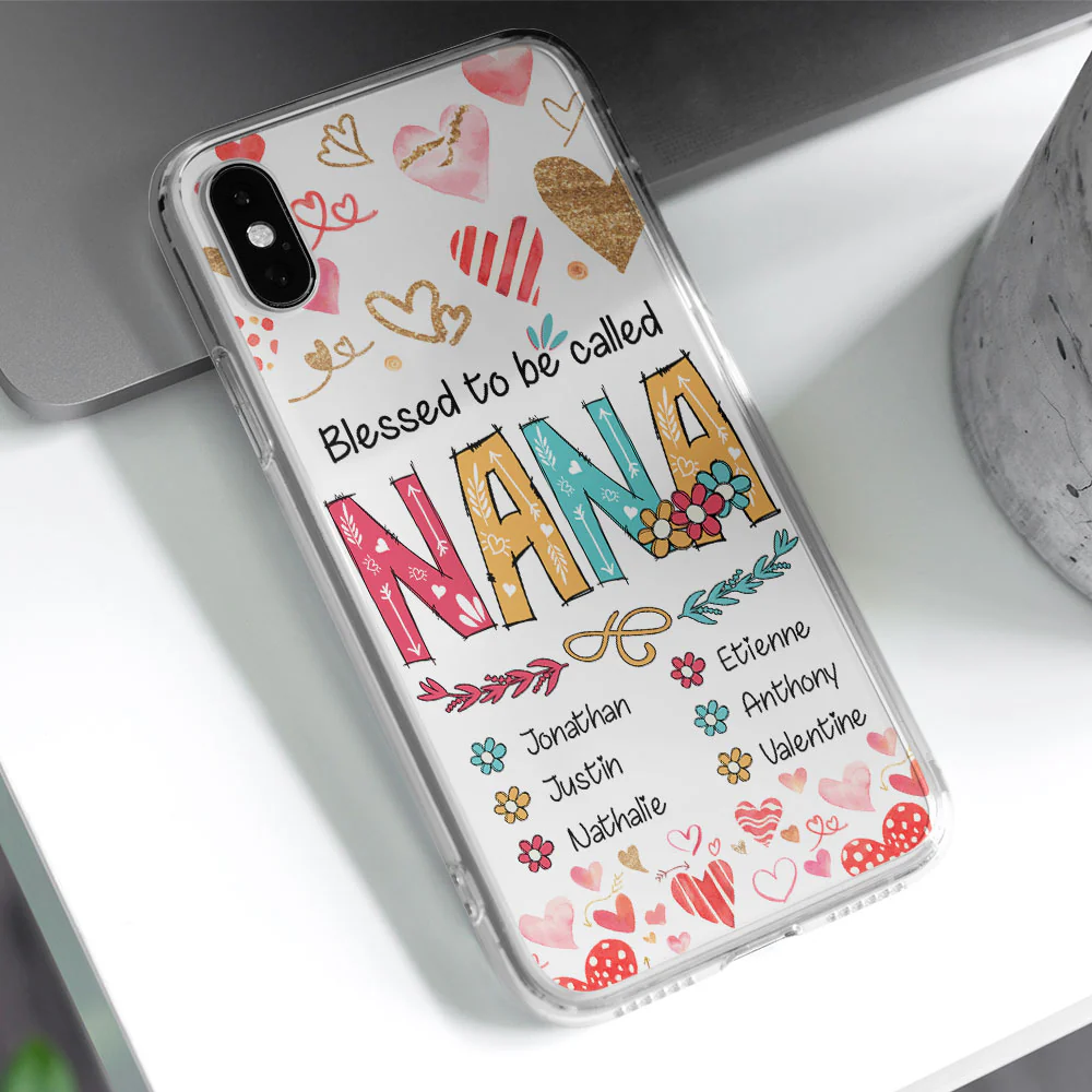Nana Is The Best - Personalized Custom Phone Case - Image 3