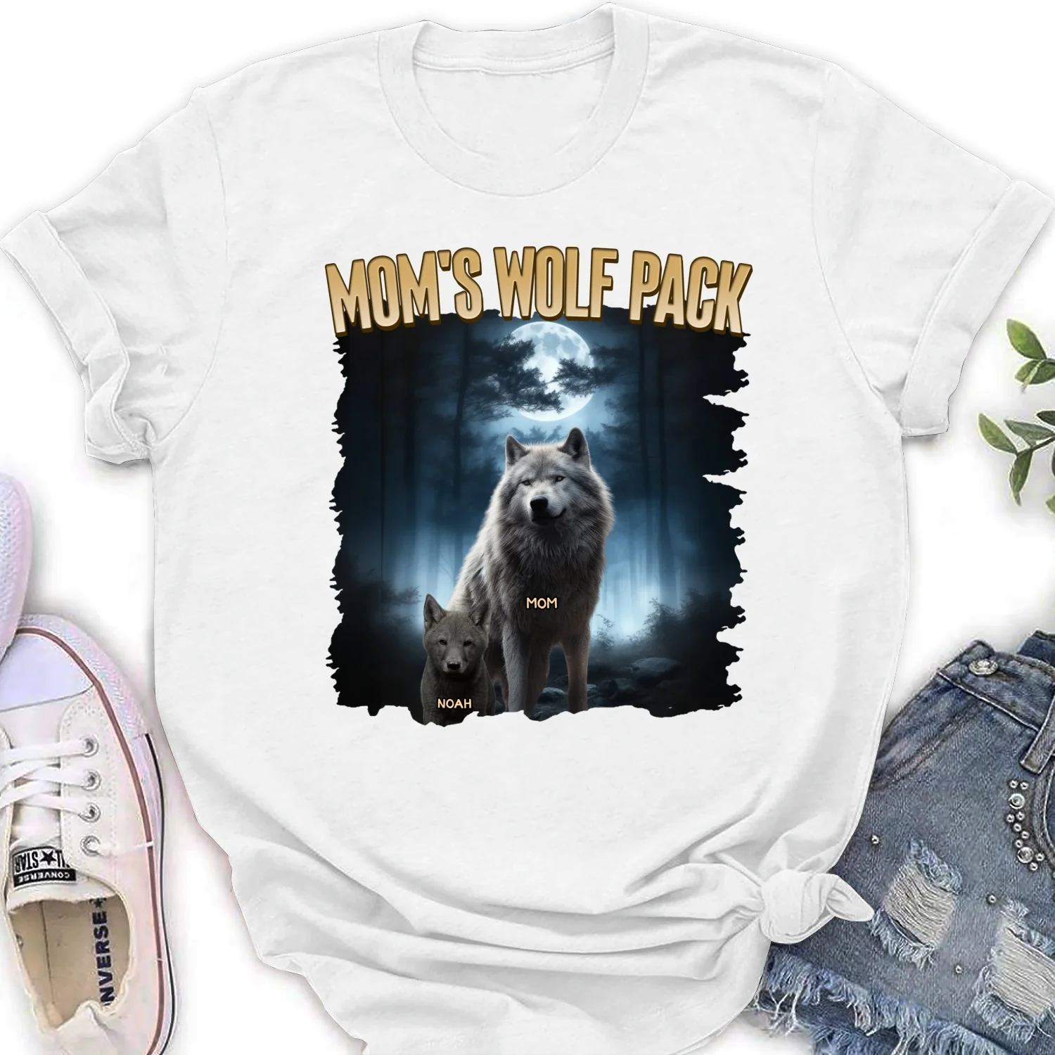 Nana Wolf Pack Ver 1 - Personalized Custom Shirt - Image 16