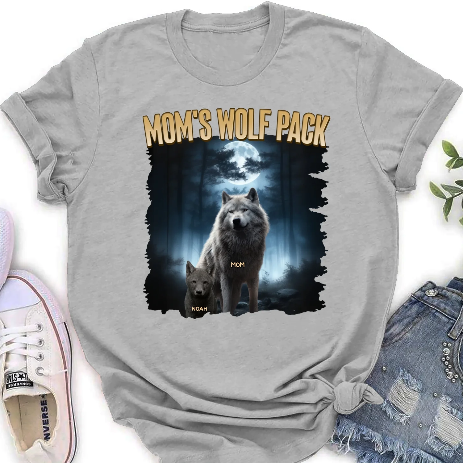 Nana Wolf Pack Ver 1 - Personalized Custom Shirt - Image 17