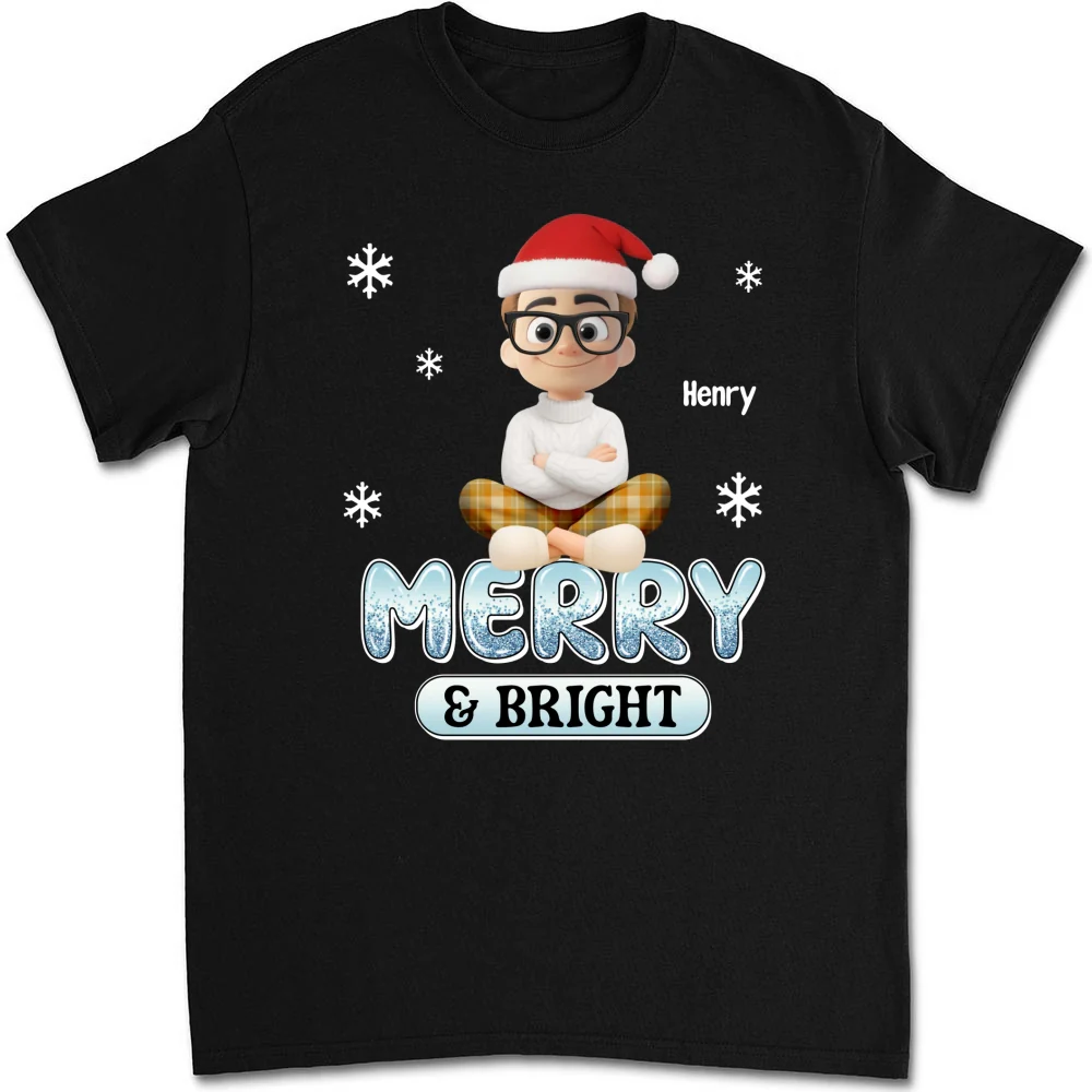 Naughty And Nice Christmas - Personalized Custom Shirt - Image 7