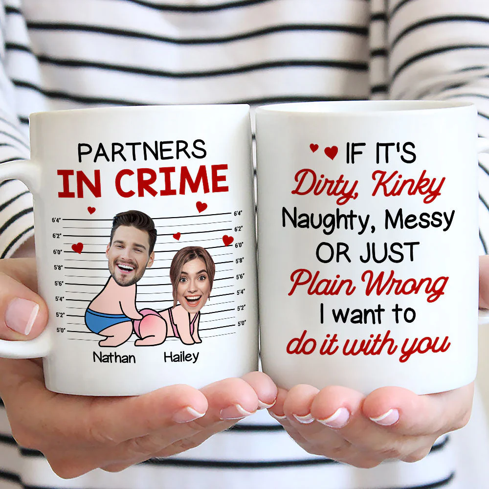 Naughty Partner - Personalized Custom Coffee Mug - Image 3