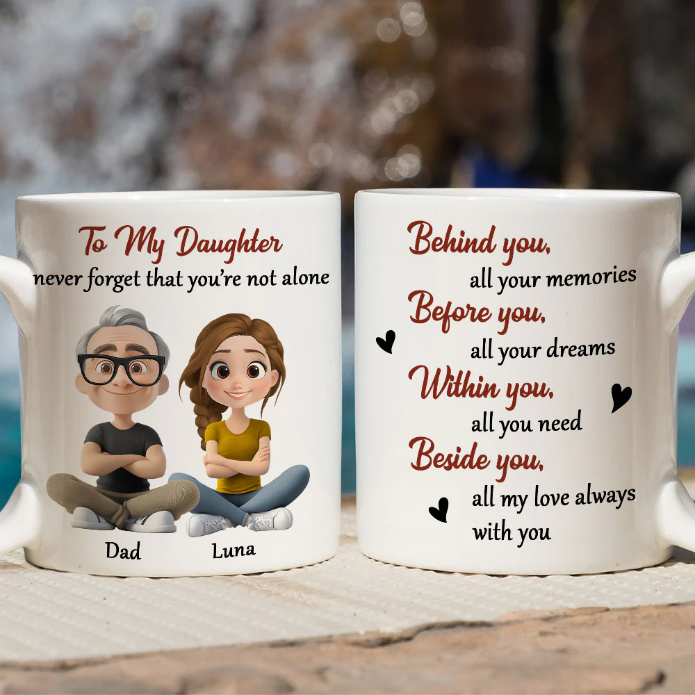 Never Forget That I Am Here - Personalized Custom Coffee Mug - Image 2