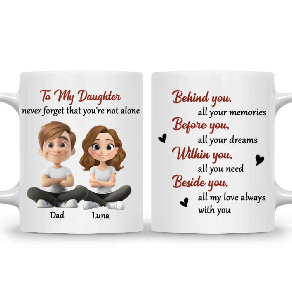 Never Forget That I Am Here - Personalized Custom Coffee Mug - Image 7