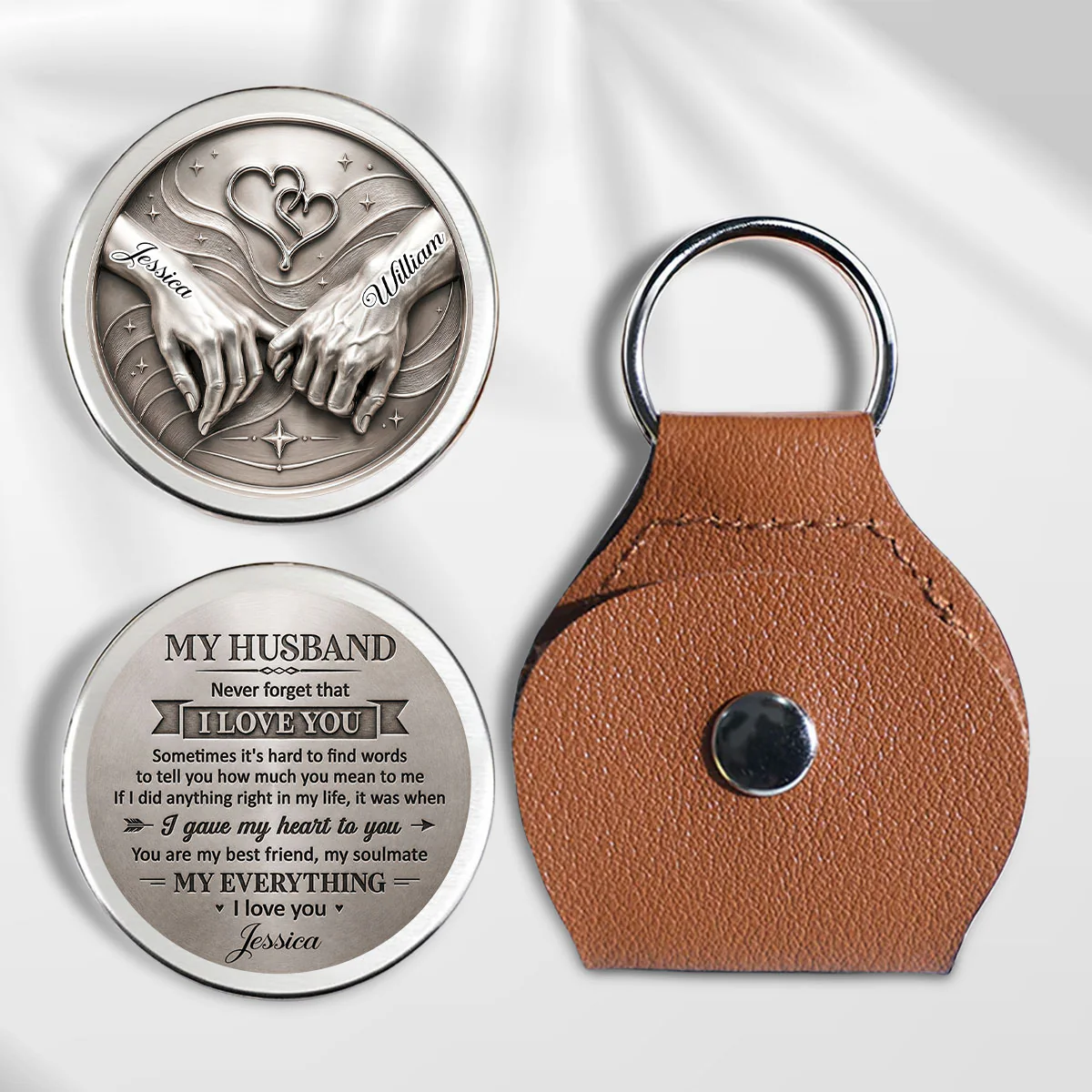 Never Forget That I Love You - Personalized Custom Pocket Hug