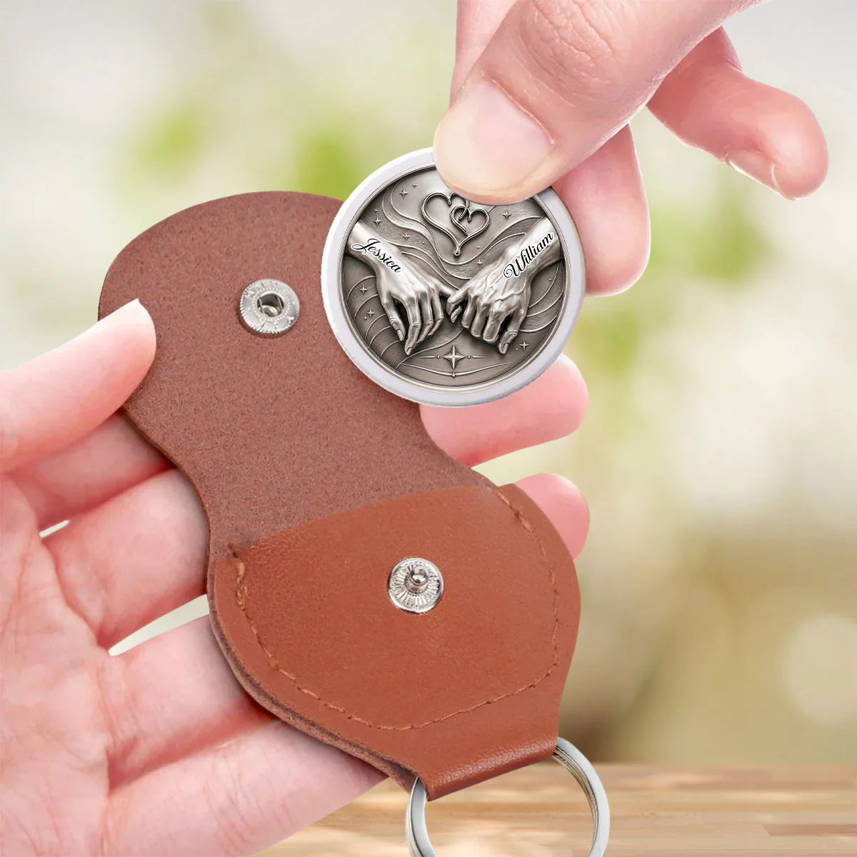 Never Forget That I Love You - Personalized Custom Pocket Hug - Image 3