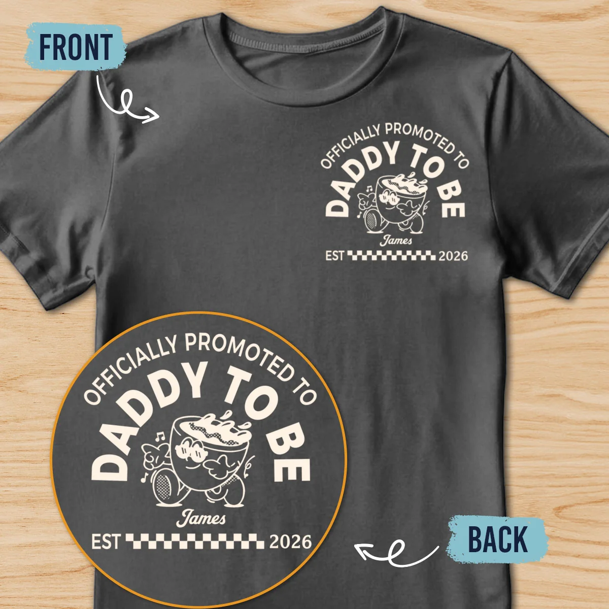 New Daddy Loading - Personalized Custom Shirt - Image 10