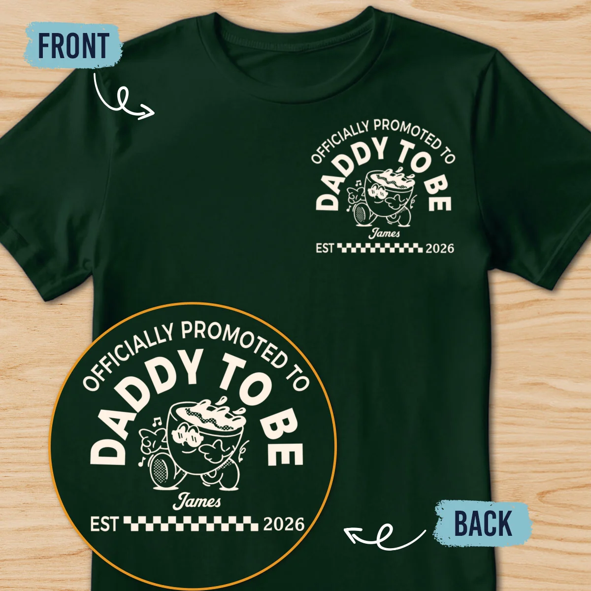 New Daddy Loading - Personalized Custom Shirt - Image 12