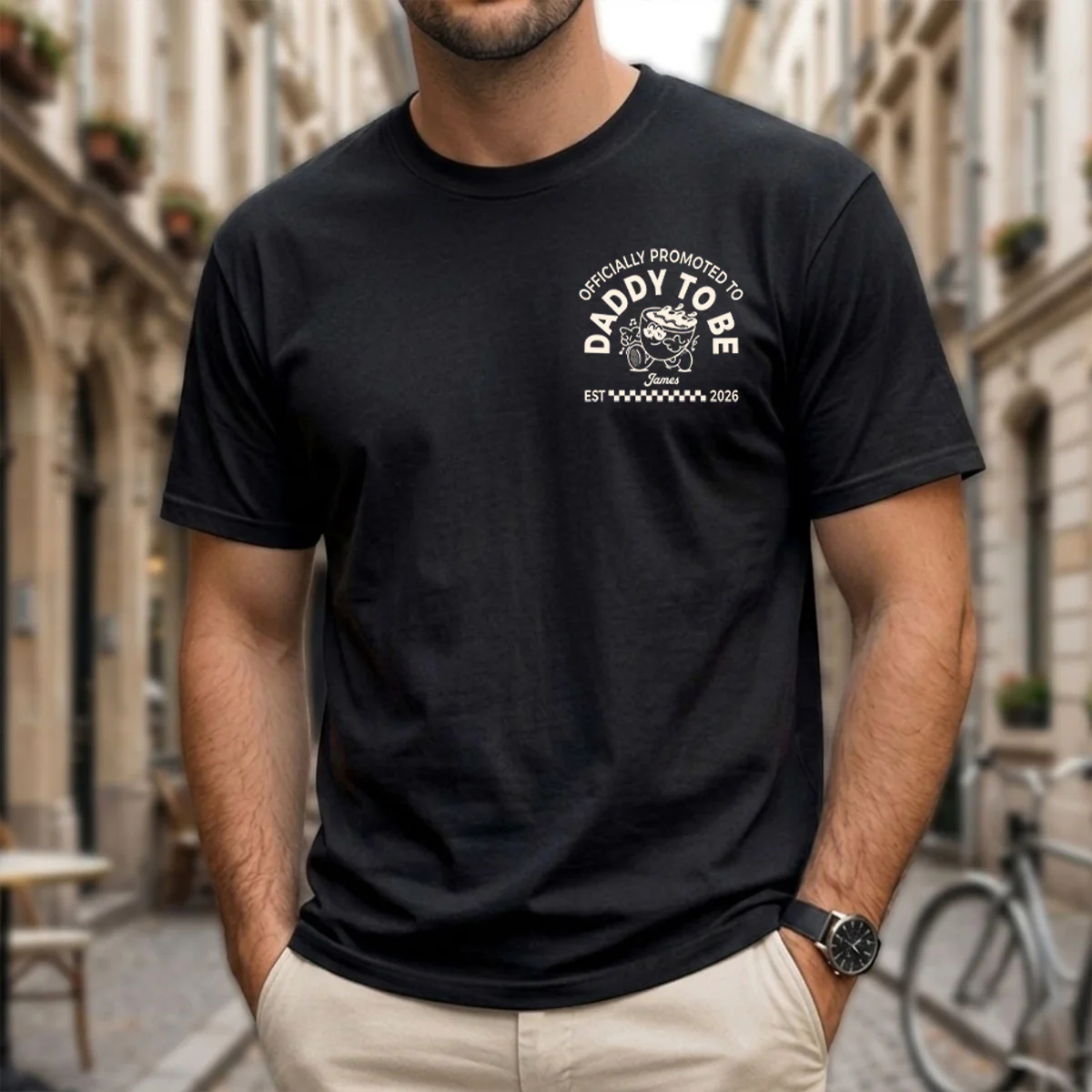 New Daddy Loading - Personalized Custom Shirt - Image 3