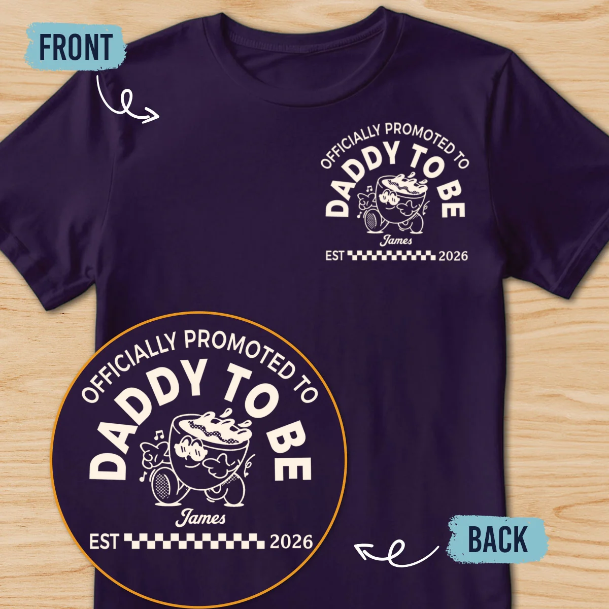 New Daddy Loading - Personalized Custom Shirt - Image 9