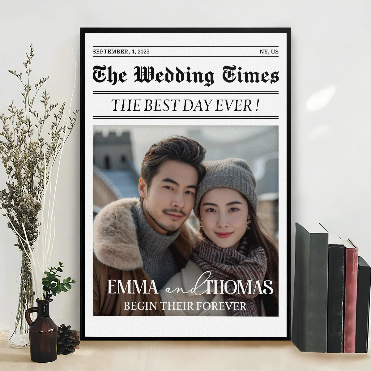 Newlywed Couples - Personalized Custom Poster - Image 2