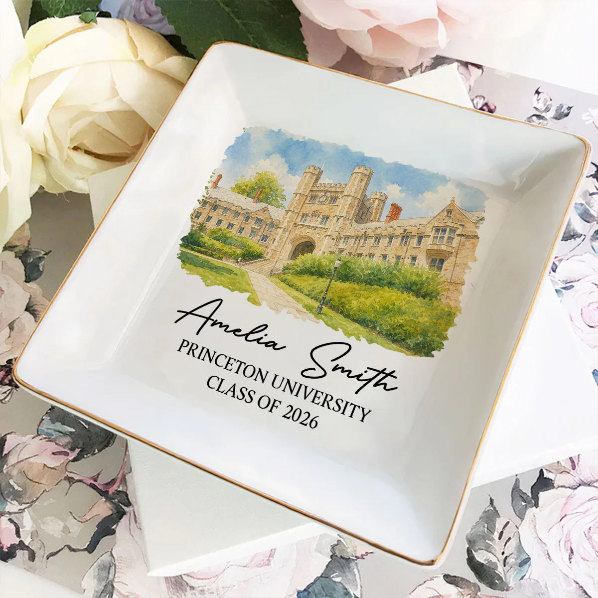Next Chapter Begins Today - Personalized Custom Jewelry Dish - Image 4