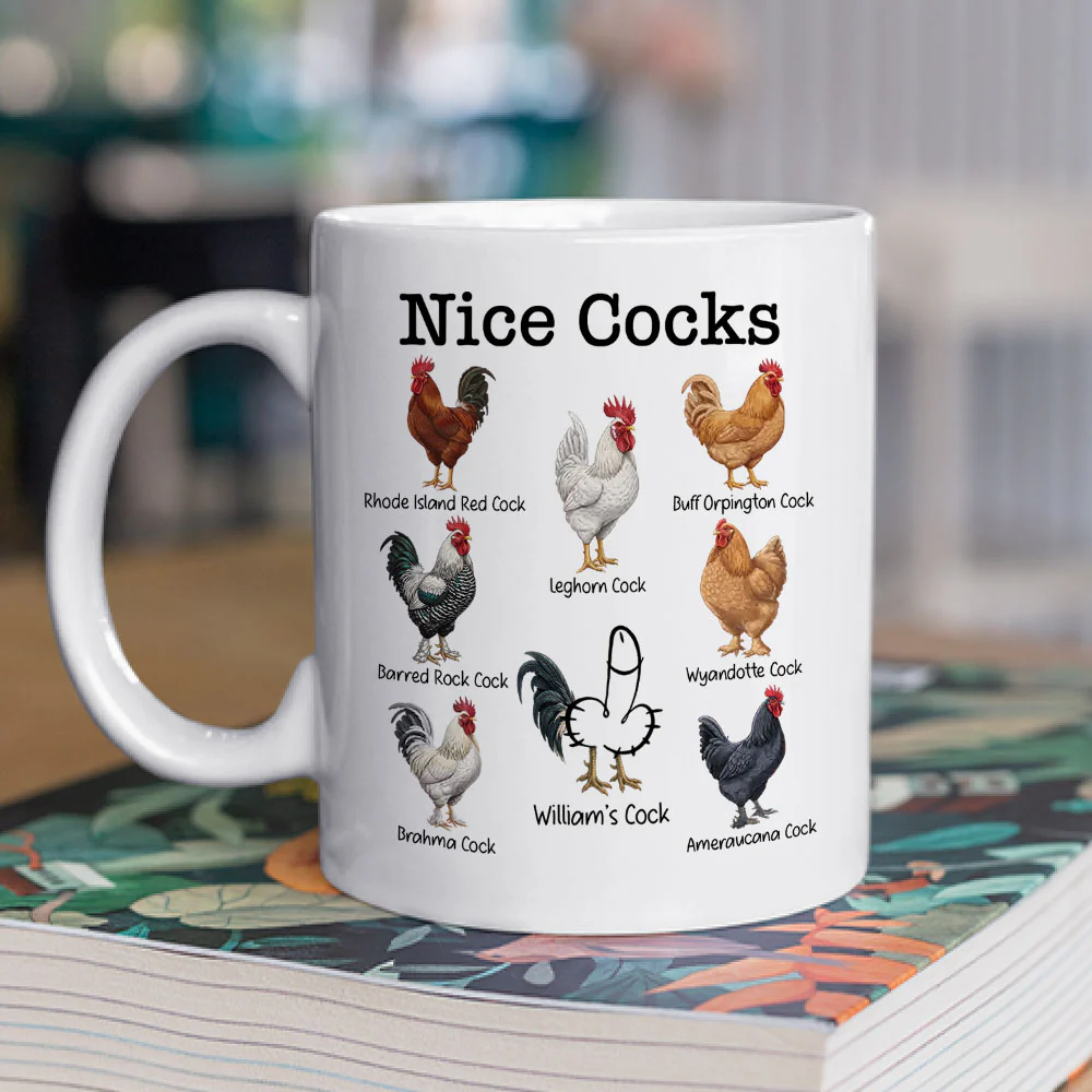 Nice Cocks - Personalized Custom Coffee Mug - Image 2