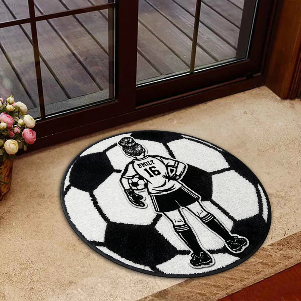 No 1 Soccer - Personalized Custom Doormat - Image 5