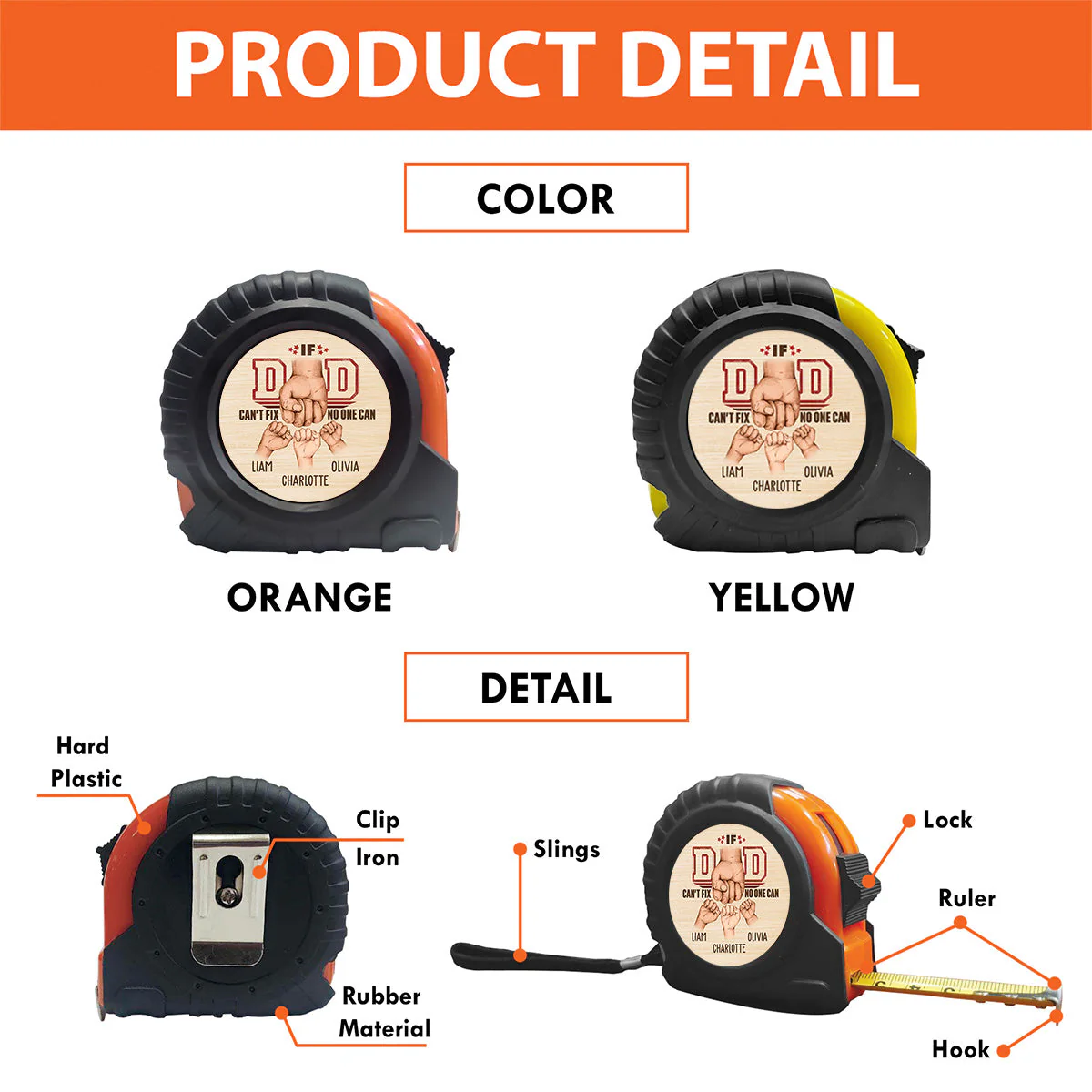 No One Can - Personalized Custom Tape Measure - Image 5