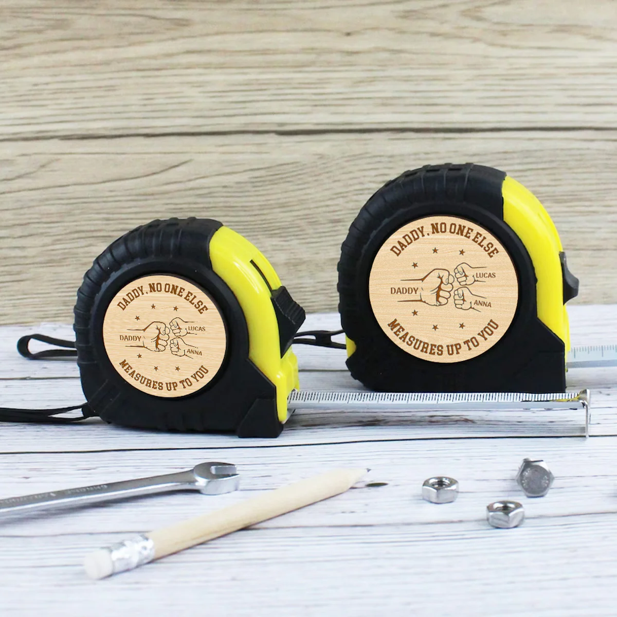 No One Else Measures Up To You - Personalized Custom Tape Measure - Image 2