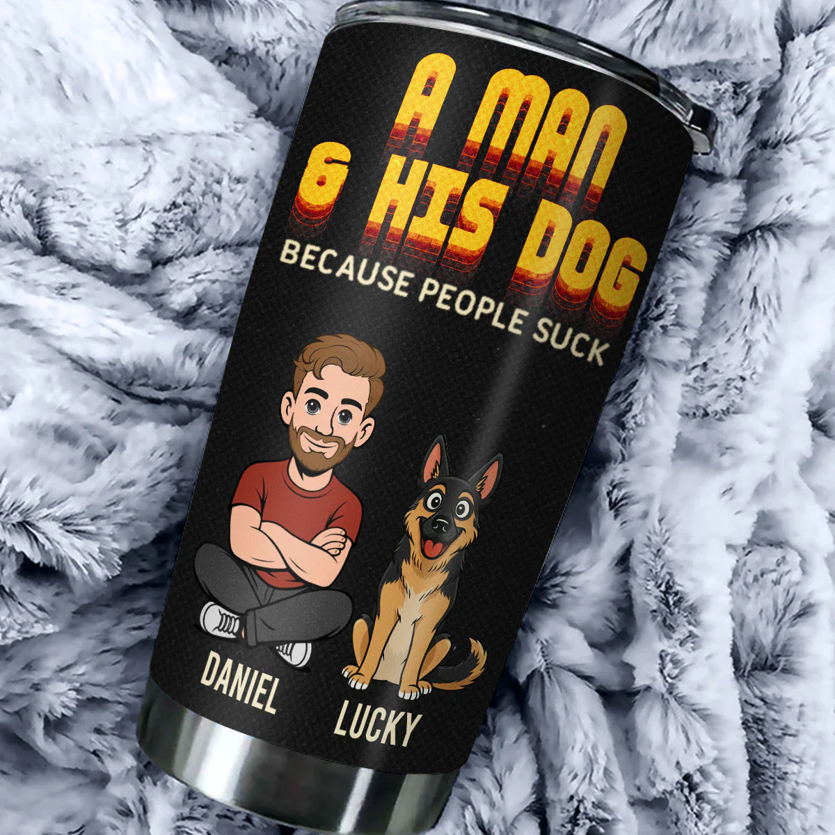 No People Needed - Personalized Custom Tumbler - Image 4