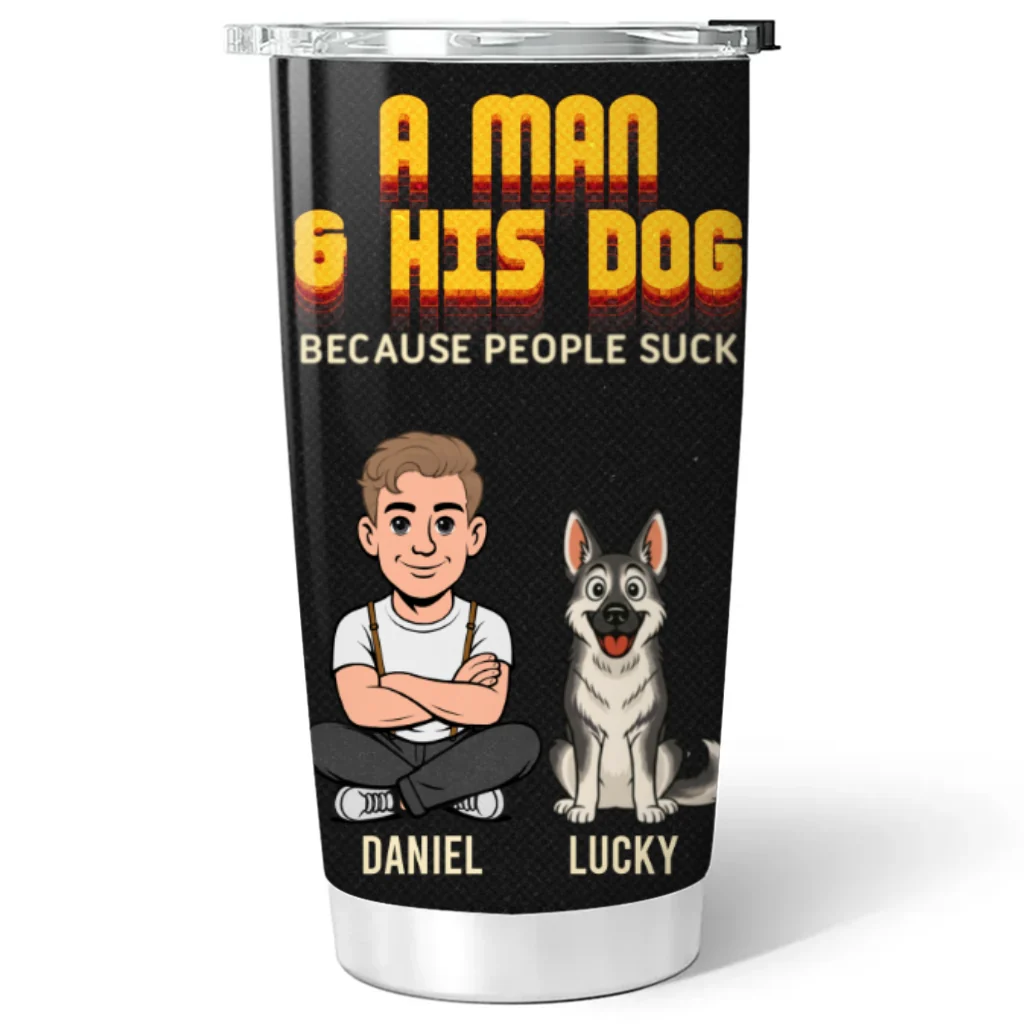 No People Needed - Personalized Custom Tumbler - Image 5