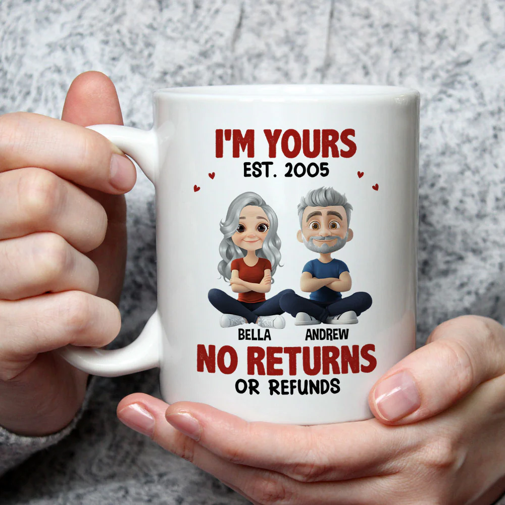 No Refunds - Personalized Custom Coffee Mug - Image 3