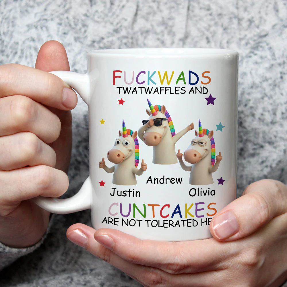 Not Tolerated Here 2 - Personalized Custom Coffee Mug - Image 2