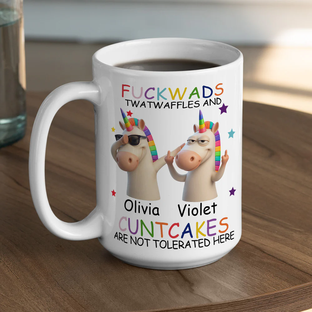 Not Tolerated Here 2 - Personalized Custom Coffee Mug - Image 5