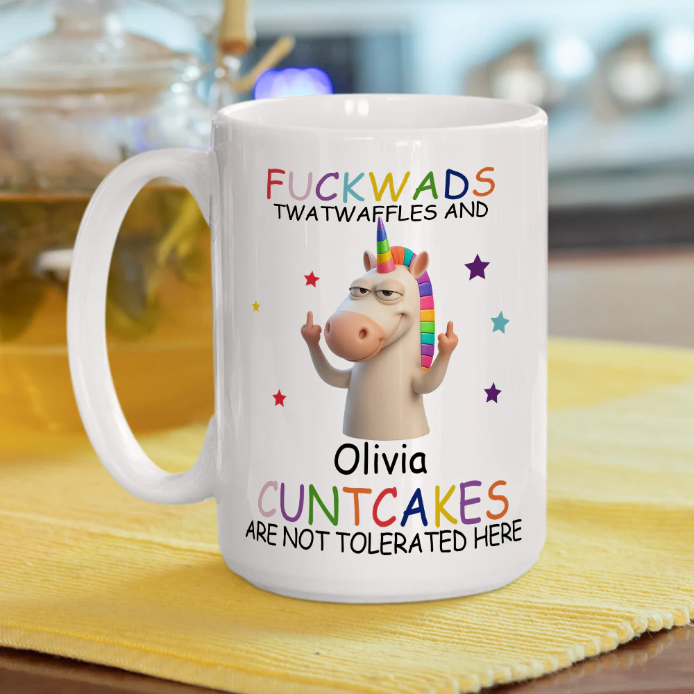 Not Tolerated Here - Personalized Custom Coffee Mug - Image 5