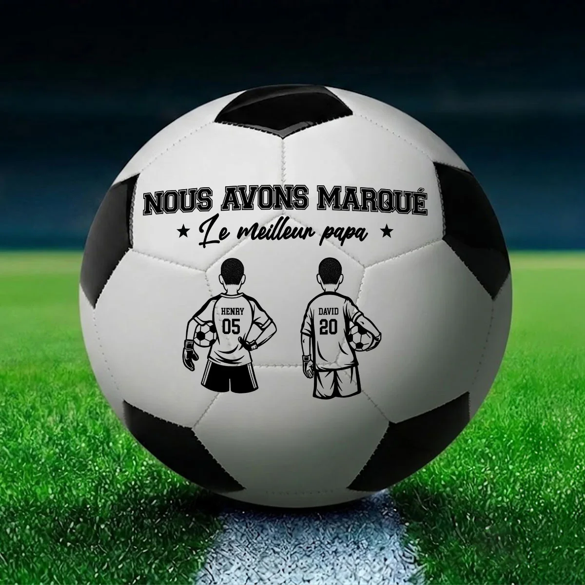 Notre papa - Ballon personnalisé