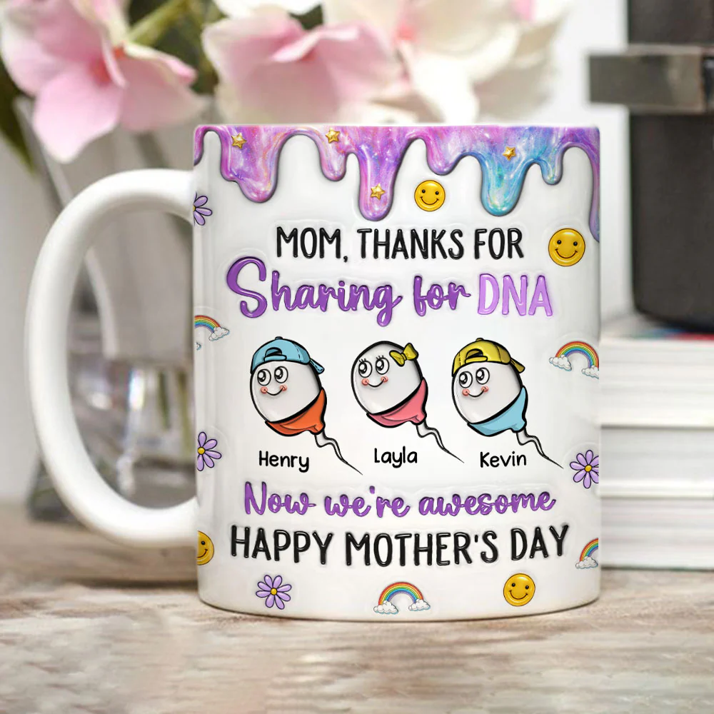 Now We Are Awesome - Personalized Custom 3D Inflated Effect Mug - Image 2