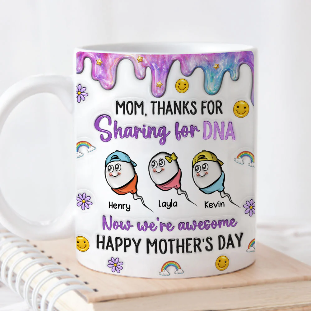 Now We Are Awesome - Personalized Custom 3D Inflated Effect Mug - Image 3