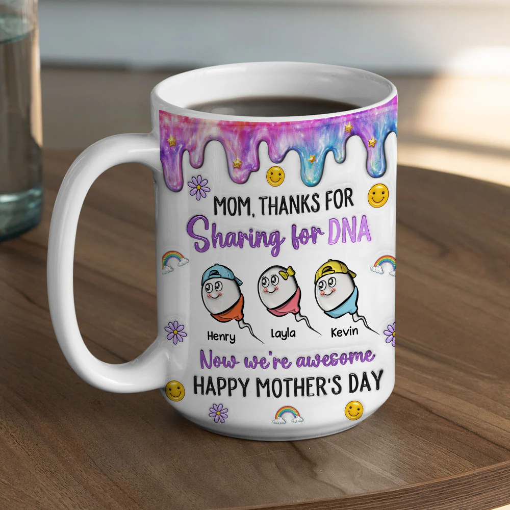 Now We Are Awesome - Personalized Custom 3D Inflated Effect Mug - Image 5