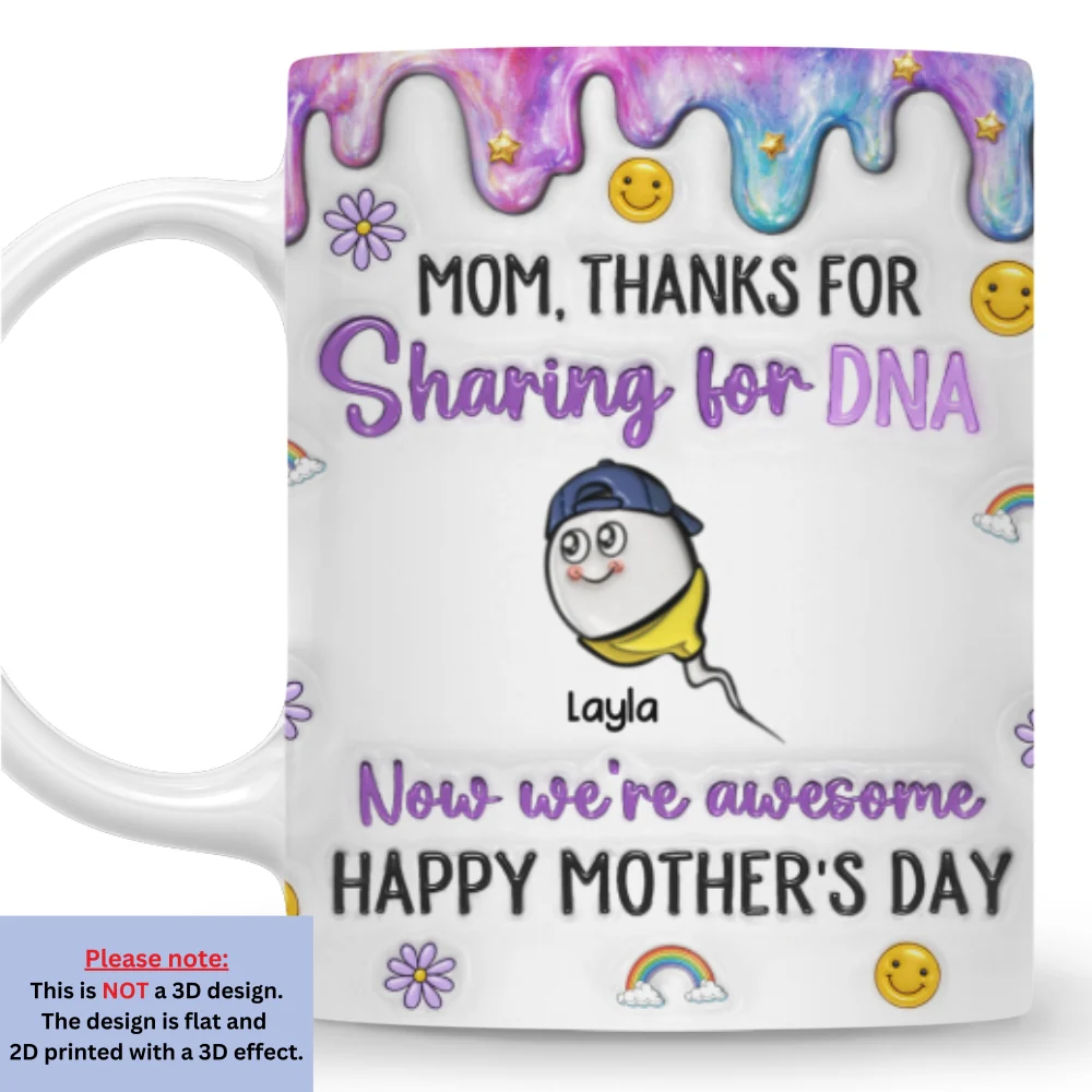 Now We Are Awesome - Personalized Custom 3D Inflated Effect Mug - Image 7