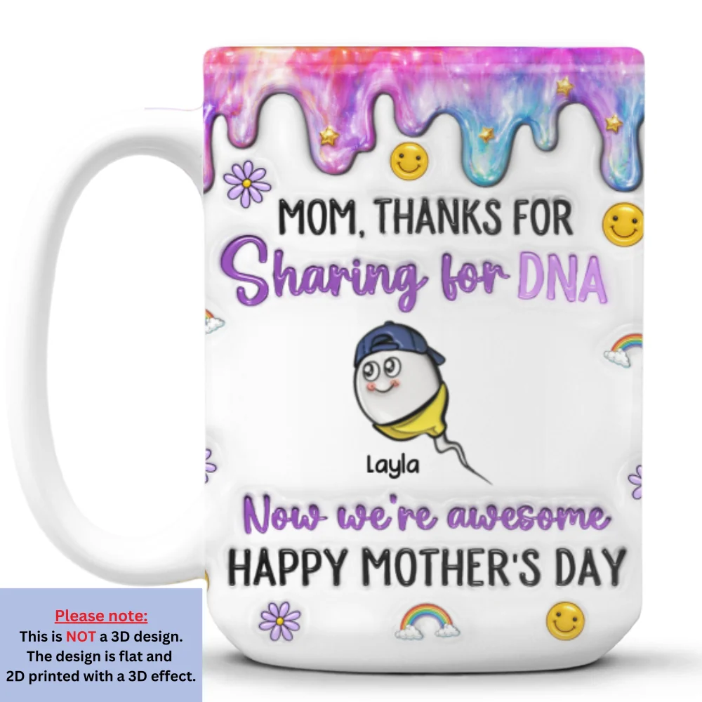 Now We Are Awesome - Personalized Custom 3D Inflated Effect Mug - Image 8