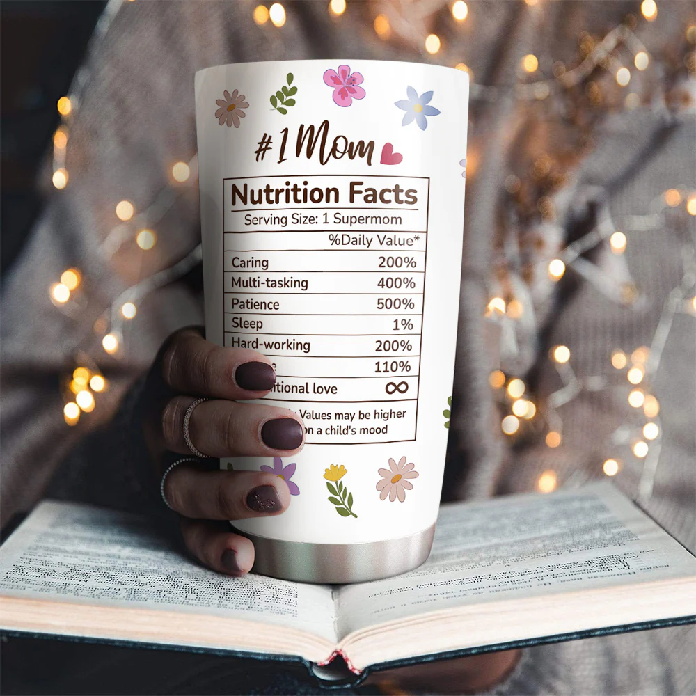 Nutrition Facts - Personalized Custom Tumbler - Image 4