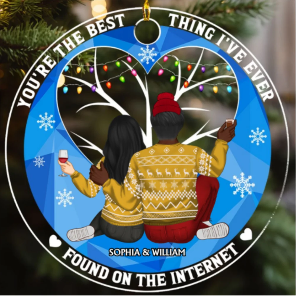 Of All The Weird Things - Personalized Custom Acrylic Ornament - Image 6